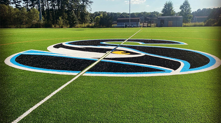 New athletic field turf New athletic field turf