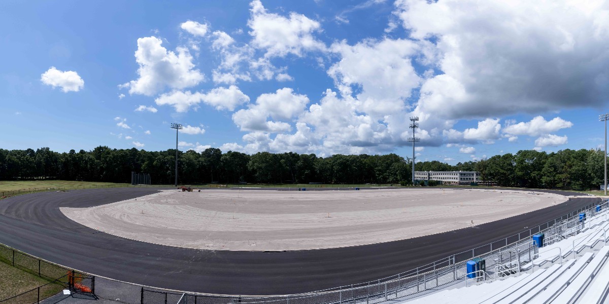 New athletic field turf New athletic field turf