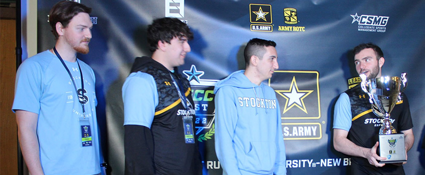 Brian Busse (second from right) and John Merendino (right) with friends after winning a competition. Provided by Brian Busse. Brian Busse (second from right) and John Merendino (right) with friends after winning a competition. Provided by Brian Busse.