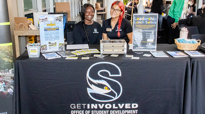 Student Development at the Get Involved Fair Student Development at the Get Involved Fair