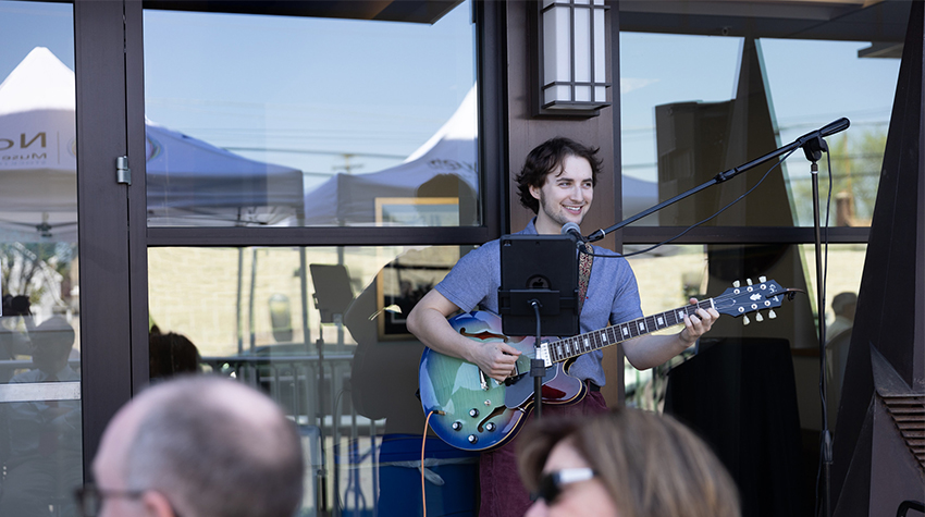 The musical guest for the 10th anniversary of Kramer Hall The musical guest for the 10th anniversary of Kramer Hall