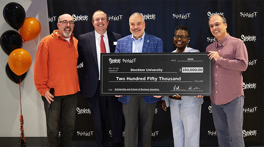 President Joe Bertolino and EVP Terricita Sass with Spencers/Spirit President Joe Bertolino and EVP Terricita Sass with Spencers/Spirit