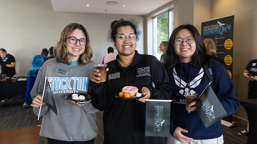 Students during this year's Ospreys Give Students during this year's Ospreys Give