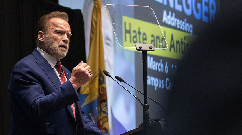 Arnold Schwarzenegger during his remarks Arnold Schwarzenegger during his remarks