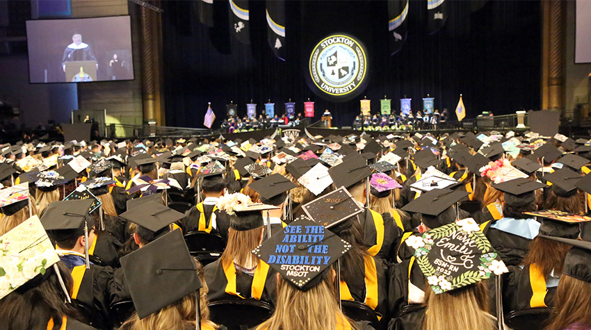 Students in Jim Whelan Boardwalk Hall Students in Jim Whelan Boardwalk Hall