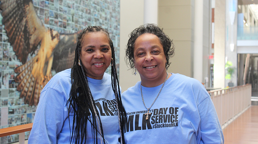 Trish Collins and Shawn Cooper of SCCESL during the 19th annual MLK Day of Service Trish Collins and Shawn Cooper of SCCESL during the 19th annual MLK Day of Service