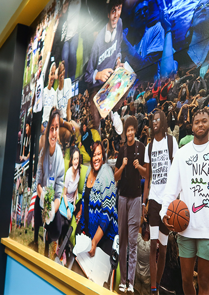 F-100 hallway mural F-100 hallway mural