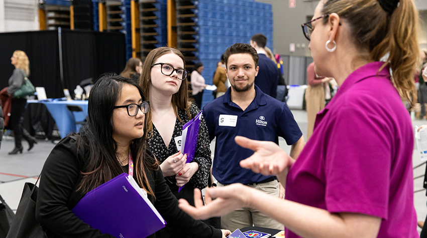 Students explored over 100 different companies and organizations Students explored over 100 different companies and organizations