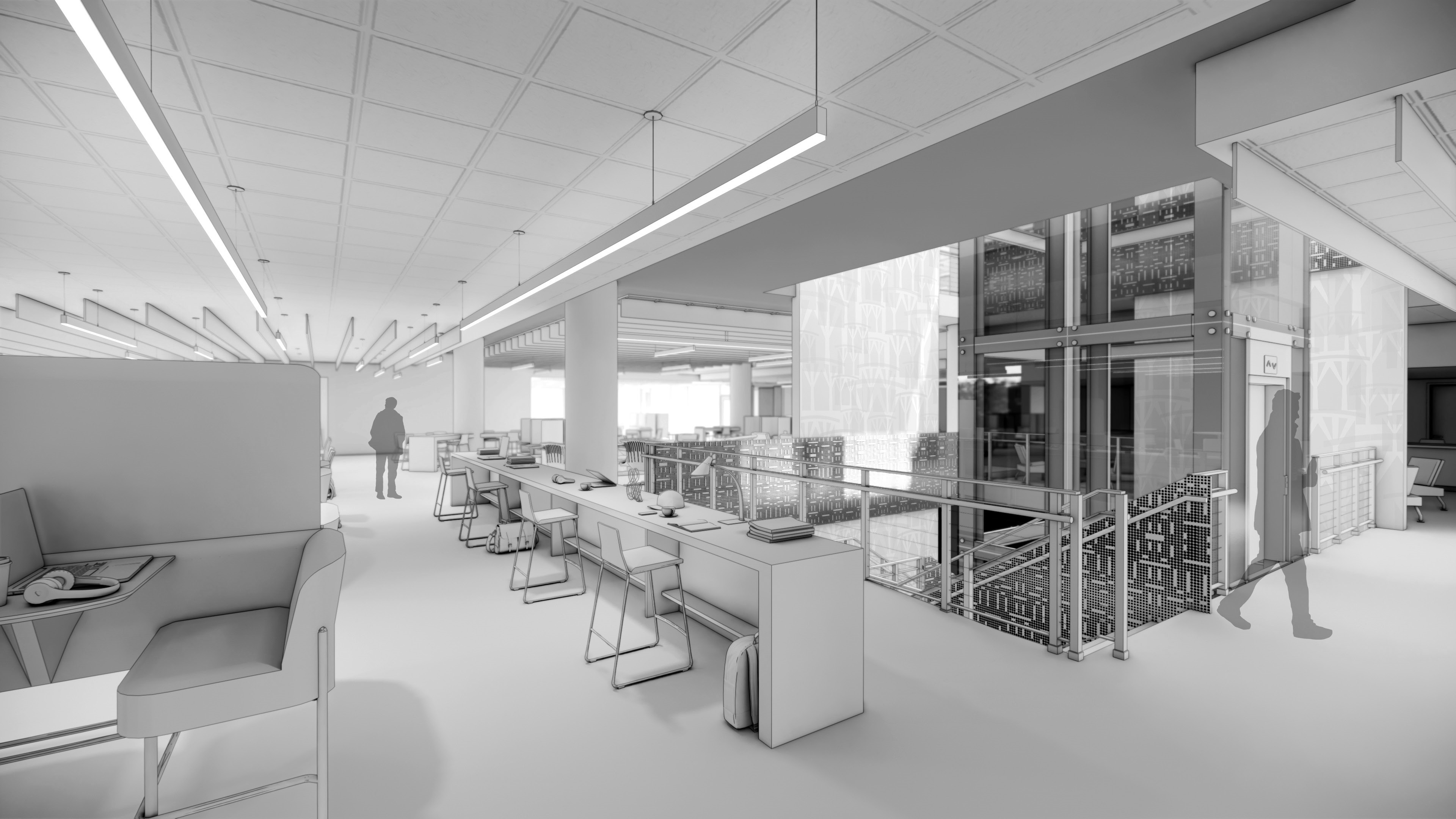 Bjork Library Renovation Renderings Photo 1 Bjork Library Renovation Renderings Photo 1