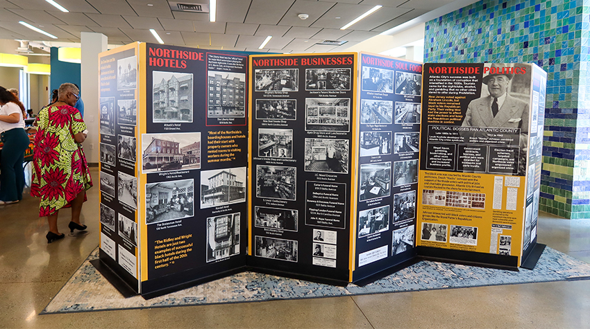 A part of the mini-exhibit by Ralph Hunter A part of the mini-exhibit by Ralph Hunter