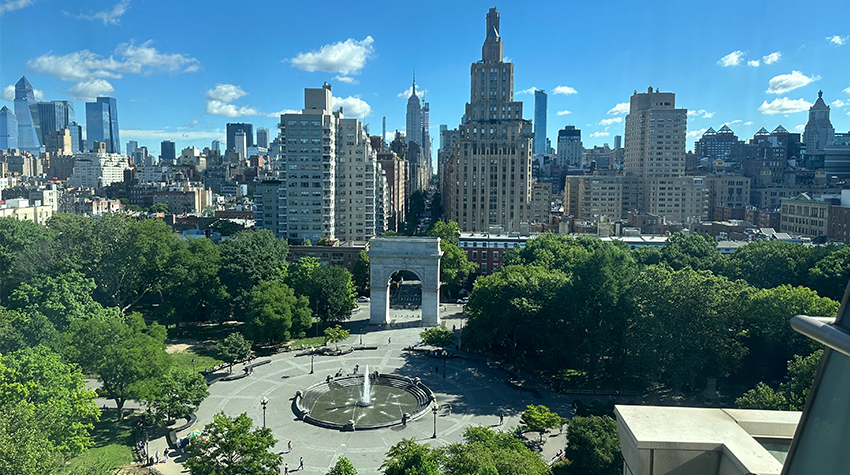 Scenic view of New York.
Courtesy of Elizabeth Lacey. Scenic view of New York.
Courtesy of Elizabeth Lacey.