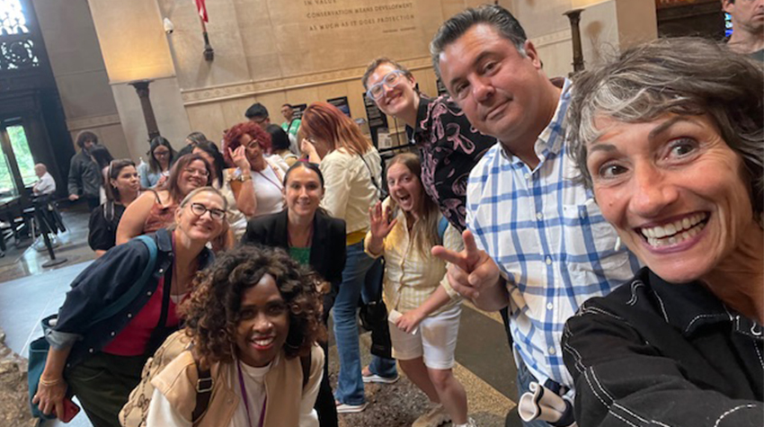 A big group selfie. 
Courtesy of Mary Lou Galantino. A big group selfie. 
Courtesy of Mary Lou Galantino.
