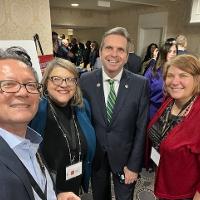 Michael Angulo, Amy Swan, Assemblyman Gerry Scharfenberger and Jennifer Keyes Maloney