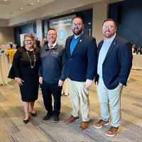 Amy Swan, Dennis Culnan, Assemblyman Cody Miller and John Saban