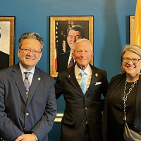 Michael Angulo, Congressman VanDrew and Amy Swan