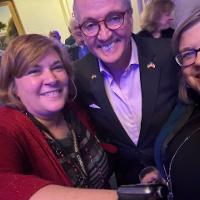 Jennifer Keyes Maloney, Governor Phil Murphy and Amy Swan