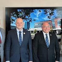 Assemblyman  Brian Rumpf, Assemblyman Gregory Myhre, Senator Carmen Amato and President Joe