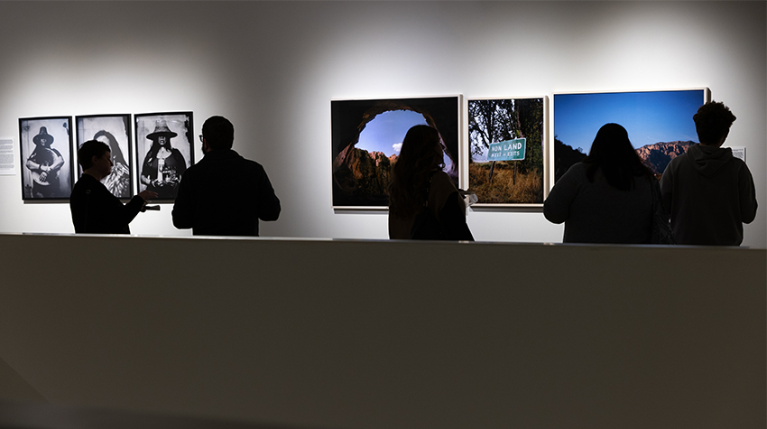 Attendees had the opportunity to tour the gallery during the closing ceremony/reception Attendees had the opportunity to tour the gallery during the closing ceremony/reception