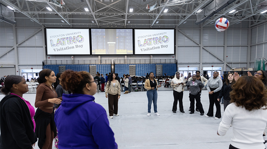 Students playing games after the formal program concluded Students playing games after the formal program concluded