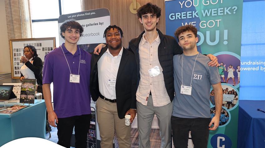 The gentlemen representing Stockton's Fraternity & Sorority Life The gentlemen representing Stockton's Fraternity & Sorority Life