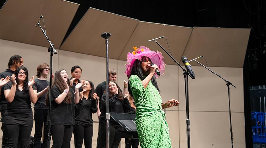 11 area high school choirs participated in Stockton's annual Choral Day on Monday, March 10.  11 area high school choirs participated in Stockton's annual Choral Day on Monday, March 10.
