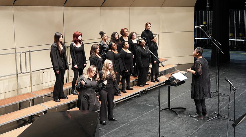 11 area high school choirs participated in Stockton's annual Choral Day on Monday, March 10.  11 area high school choirs participated in Stockton's annual Choral Day on Monday, March 10.