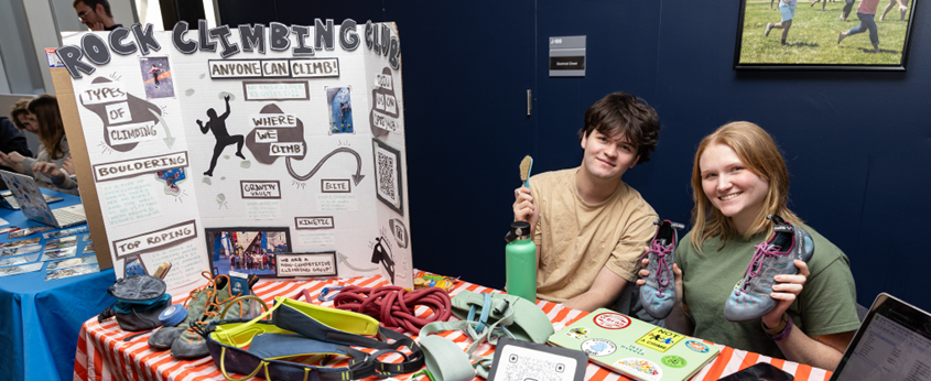 Rock Climbing Club at Get Involved Fair