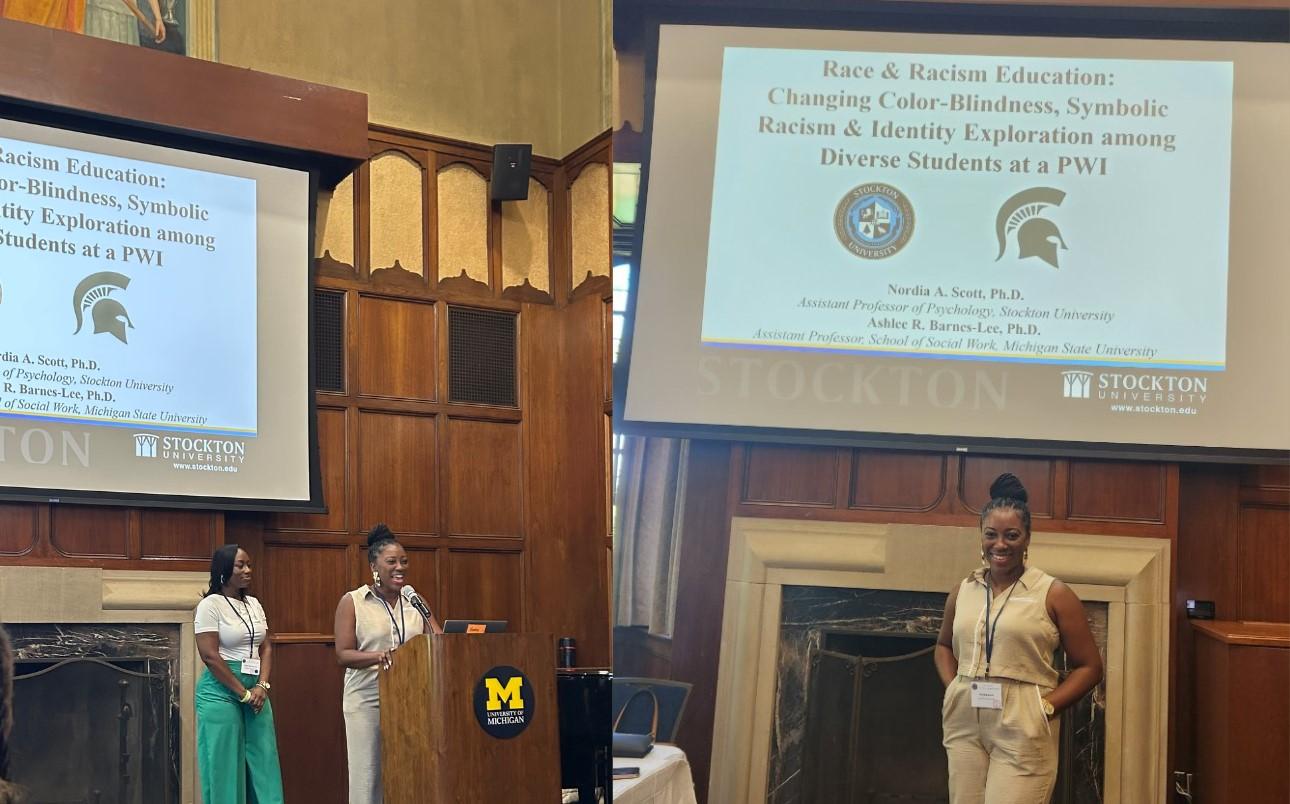 (Left to Right) Ashlee Barnes-Lee and Nordia Scott (Left to Right) Ashlee Barnes-Lee and Nordia Scott