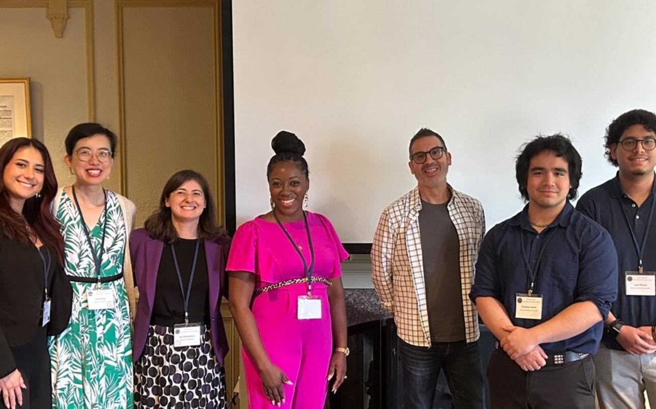 (Left to Right) Dora Kara, Kaite Yang, Zornitsa Kalibatseva, Milton Fuentes, Christian Smith , and Jean Puerta (Left to Right) Dora Kara, Kaite Yang, Zornitsa Kalibatseva, Milton Fuentes, Christian Smith , and Jean Puerta