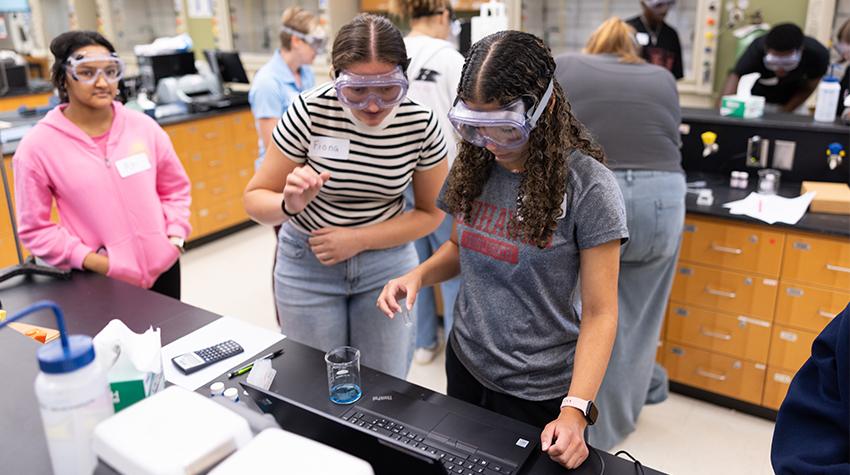 Soar First students participated in various labs and workshops throughout the program Soar First students participated in various labs and workshops throughout the program