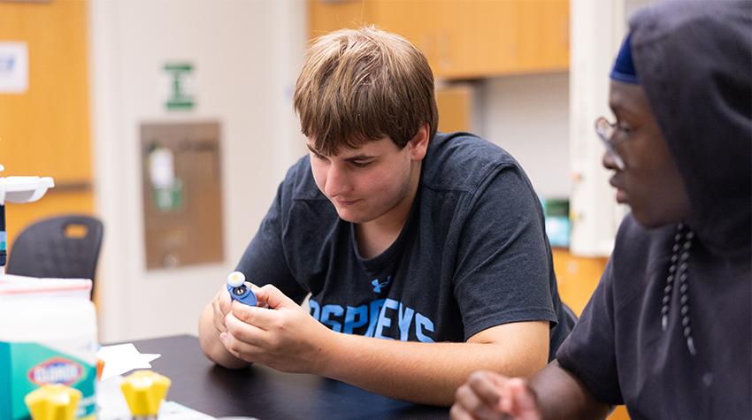 Soar First students participated in various labs and workshops throughout the program Soar First students participated in various labs and workshops throughout the program