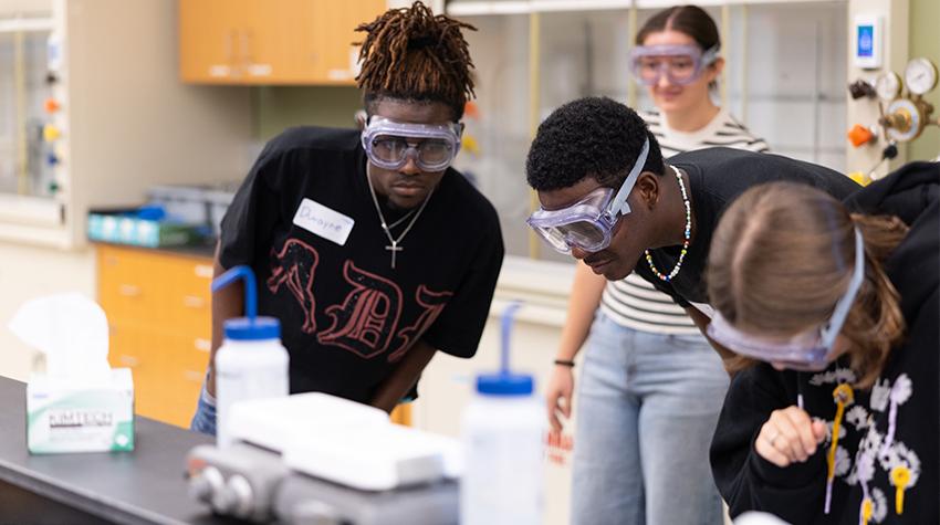 Soar First students participated in various labs and workshops throughout the program Soar First students participated in various labs and workshops throughout the program