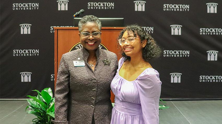 Dr. Terricita Sass and her student Dr. Terricita Sass and her student