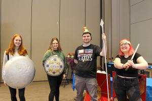 Students take part in hands-on activities that bring ancient languages and cultures to life.