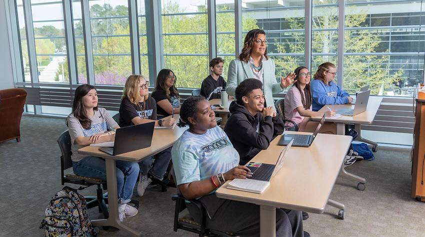 Students in a classroom Students in a classroom
