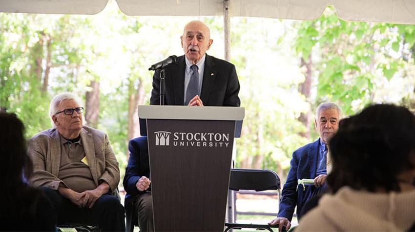 A speaker giving remarks during the event A speaker giving remarks during the event