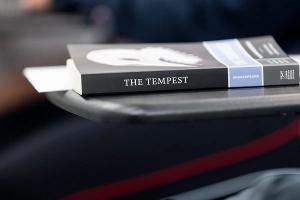 A close-up of The Tempest reflects the Literature program’s focus on classic works and critical interpretation.
