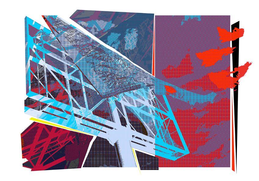 Artwork from “Color Shadows. Fittings. Neon,” an exhibition by Fulbright Scholar Desislava Hristova-Tosheva at Arosita Gallery in Sofia, Bulgaria. Artwork from “Color Shadows. Fittings. Neon,” an exhibition by Fulbright Scholar Desislava Hristova-Tosheva at Arosita Gallery in Sofia, Bulgaria.