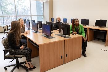 Small group discussions support the development of digital learning strategies and technology integration skills.