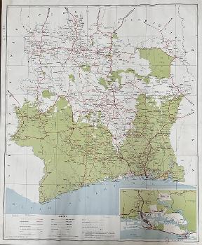 An archival map found during Professor Olson’s research in France