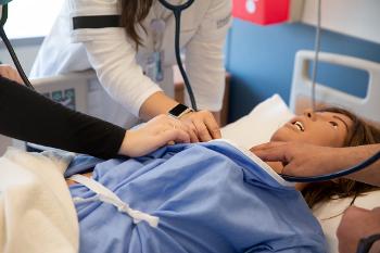 Stockton University Health Science students gain experience in clinical simulation environments designed to support hands-on healthcare learning and collaborative patient care training.