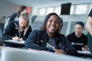 Exercise Science students at Stockton University learn in supportive classroom environments that combine health science education, applied learning, and preparation for careers in wellness and human performance.