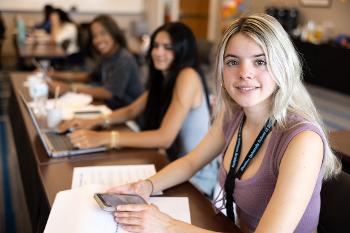 Students build communication, teamwork and problem-solving skills in supportive academic settings at Stockton University.