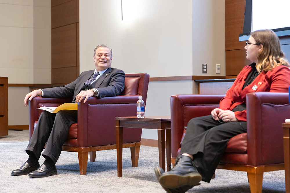 Consul of Mexico Carlos G. Obrador Visits Campus  Photo 3