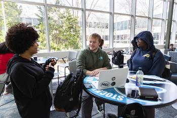 At Stockton University, students build connections, explore ideas and prepare for the technology-driven workplace.