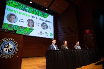 Stockton students share how classroom learning can lead to opportunities in the cannabis industry.