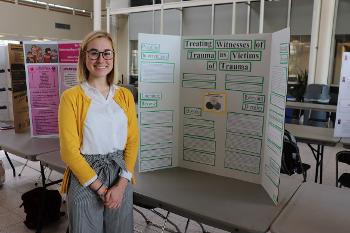 Stockton MSW students connect classroom research with real-world topics in trauma, intervention and social work practice.