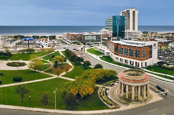 Stockton University’s Atlantic City campus gives MBA students a coastal setting for graduate business study, steps from the beach and Boardwalk.