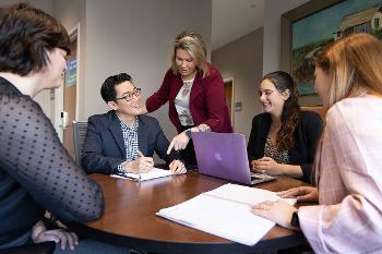 Stockton MBA students connect with faculty through project-based learning that brings business strategy, healthcare leadership and real-world decision-making into focus.