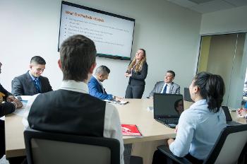 Students strengthen communication, problem-solving and leadership skills through applied learning connected to healthcare administration and organizational management.